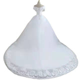 Main Wedding Dress 2026 New Word Shoulder Long Tail French Bridal Super Fairy Liu Dream Wedding Dress HZ0517