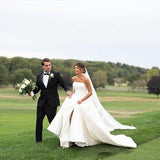 Bridal Wedding Dress With Brading Skirt Birthday Ball Dress Banquet Open Evening Dress 2026 New HZ0517