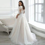Wedding Dress Overseas Sleeveless V Collar Dignified Atmospheric Bride Wedding Dress For Pregnant Women HZ0517