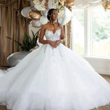 Wedding Dress 2026 New Temperament Super Fairy High-Sensing Bride White Main Wedding Dress Sexy Breast-Smear Skirt HZ0517