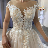 Wedding Dress 2026 New Bride Sexy Sleeveless Word Shoulder Big Tail Texture Main Wedding Dress HZ0517