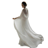 French Light Wedding Temperament Sen Series Super Fairy Out Yarn Wedding Wedding Dress Simple White Certificate Registration Dress HZ0517