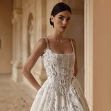2026 New Wedding Dress Sexy Lace Sling Dress Evening Dress HZ0517