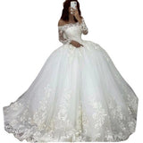 Spring 2026 New Wedding Dress Lace Long-Sleeved Fashion Wedding Dress HZ0517