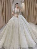 Starry Sky French Main Wedding Dress 2026 New Bridal Temperament High-End Luxury Heavy Industry Tail Court Style High Sense HZ0517