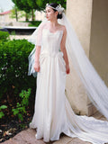 French Light Wedding Dress Sen Is A Simple Small Drag-Tail Embroidery Lace Super Fairy Go Out Yarn Chest To Welcome The Evening Dress HZ0517