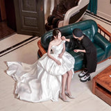 New Lawn Couple Photography Fashion 2026 Exterior Travel Photography Dress Wedding Theme Photo Studio Dress HZ0517