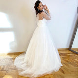 Wish New Wedding Dress Pearl Bubble Sleeve Collar Wedding Dress HZ0517