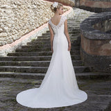 Wedding Dress 2026 New Word Shoulder Lace Bridal Wedding Dress Female HZ0517
