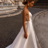 Bridal Sling Light Wedding Dress 2026 New Studio Wedding Photo Shoot Wedding Thin Temperament Wedding Evening Dress Woman HZ0517