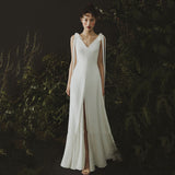 White Simple License Travel Photography Small White Dress French Bridal New Dress Dress Dress Dress Light Wedding Dress HZ0517