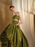 Alice Diri Reba The Same حÓ͹û Green High-End Toast Dress Wedding Party Birthday Evening Dress HZ0517