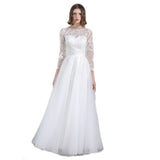 French Wedding Dress 2025 New Bride Wedding With Simple Light Wedding Dress Family Travel Film Thin Out Yarn HZ0517