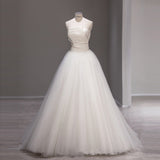 French-Style Denstalt Wedding Dress 2026 New Breast-Skinny Princess Super Fairyson Simple Go Out Of The Net Red Model HZ0517