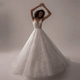 V-Neckless Bride's Main Wedding Dress 2026 New Self-Cultivity Temperament To Shoot The Wedding Dress HZ0517