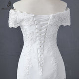 2026 New Sweetheart Boat Collar Style Mermaid Wedding Dress Bridal Wedding Dress Wedding Dress Sea Robe HZ0517