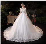 Mori Temperament Main Wedding Dress 2026 New Small Bride Big Tail Super Fairy Starry Sky Dream HZ0517