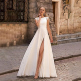 French Light Wedding Dress White Simple Temperament Fish Tail Out Of The Yarn And The Face Of The Bridal Welcome Dress Dress Girl Summer HZ0517