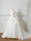 Blast Brat Light Wedding White Winter New Bridal Yarn High-End Fasing 2026 French Retro Go Out Wedding Dress HZ0517