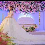 Wedding Dress 2025 New Bridal Thin Large Size Simple Starry Sky Shoulder-To-Shoulder Punt Skirt HZ0517