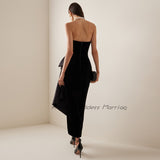 High-Level Evening Dress Dress Autumn 2026 New Fashion Stage Dress Host Performance Solo Small Dress Annual Meeting HZ0517
