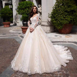 Perspective Light Wedding Dress 2026 New Bridal Thin Simple Lace Sexy Tour Small Tail Soft Yarn HZ0517