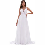 The Main Wedding Dress Bride 2026 New French Bareback Simple Dress Small Thin Pregnant Woman Size In The Spring HZ0517