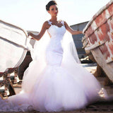 Wedding Dress Autumn New Sexy Sling Bare Back Fishtail Bride Wedding Dress HZ0517
