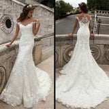 Fishtail Wedding Dress In The Spring Of 2026 New Bridal French Light Wedding Dress Small Round Collar Sexy Tug Tail Thin Wedding Dress HZ0517