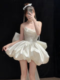 French Sweet Little Dress With Chest And Vertewn Short Pony Birthday Wedding Banquet Engagement Senior Sense Dress HZ0517