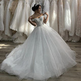 Wedding White Lace A Word Shoulder 2026 New Small Tail Su Wedding Dress HZ0517