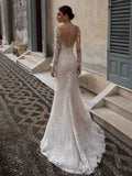 Fishtail Wedding Temperament 2026 New Bride Simple Deep V-Neck White Ebay Bare Back Shot Small Tail Dress HZ0517