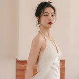Light Wedding Dress French 2026 New Simple Mori Travel Photography Bride Wedding Welcome Yarn Dress Dress Dress Woman HZ0517