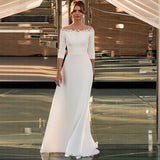 Wish New Slimmed Temperament Long Wedding Dress HZ0517