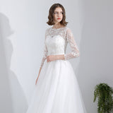 French Wedding Dress 2025 New Bride Wedding With Simple Light Wedding Dress Family Travel Film Thin Out Yarn HZ0517