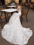 Bridal Wedding Dress Female Sen Tie Waist Fishtail Super Fairy Thin High Elegant Temperament Yarn Dress HZ0517