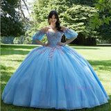Color Yarn Wedding Dress One-Word Shoulder Three-Dimensional Paste Peanut Day Banquet Adult Dress Pony Princess Dress HZ0517