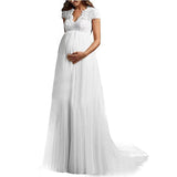 Sen's Simple Wedding Dress Sen Is A Pregnant Woman With A High-Waisted Large-Size Small Drag-Tailed White Wedding Dress HZ0517