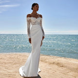 Light Wedding Dress Shoulder 2026 New Temperament Lace Go Out To Welcome The White Shaft Engagement Dress HZ0517