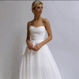 Brased Light Wedding Dress 2026 New Small Temperament Bride Simple Travel Tug Tail HZ0517