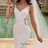 Wedding Dress Deep V-Neck 2026 New Long Tail Sexy Bare Back Fish Tail Thin Travel Shot HZ0517