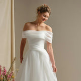 2026 New French Light Wedding Dress Simple Thin Senior Feeling Tug Dream Super Fairy Pungong Skirt HZ0517