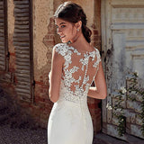 Wedding Dress 2026 New Sleeveless Fishtail Sexy Small Tail Slimming Thin Lace Photo Photo-Light Wedding Dress HZ0517