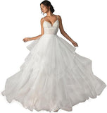 Wedding Dress Dress Layered Muslin Bohemian Style New Sling Dress Wedding Engagement Dress HZ0517
