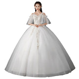 Light Wedding Dress Master Wedding Dress Size 2025 New French Mori Character Thin Bridal Female White F90 HZ0517