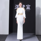Evening Dress 2026 New Light Luxury Thin Dress Famous High-End Host Dress Female Elegant High-End Atmosphere HZ0517