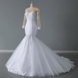 2026 New Wedding Dress Super Fairy Studio Photography Theme Light Yarn Lace Fish Tail Repair Street Shooting Outside Wedding Dress HZ0517