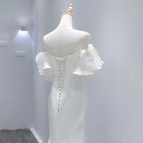 Fishtail Light Wedding Dress Linden Noodles New Temperament Elegant Bride Welcome Out Of The Yarn Super Fairy Dream Thin Dress HZ0517