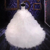 Wedding Dress 2026 New Breast-Wearing Sexy Hottie Large Size Bridal Wedding Dress Princess Ponbo Skirt HZ0517