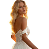 New Women's Wedding Dress 2026 Spring New Sexy Lace Open Evening Dress HZ0517